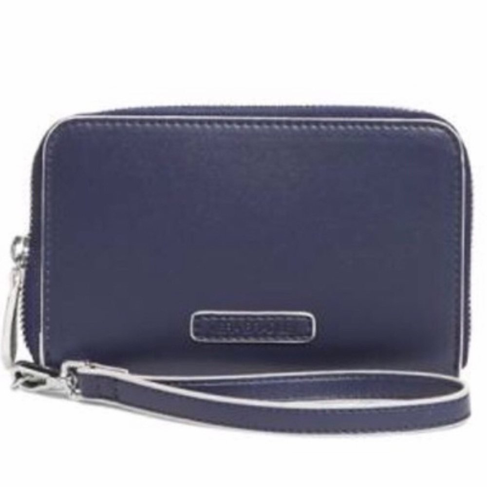 Vera Bradley Zip Around Wristlet Class Navy NWT